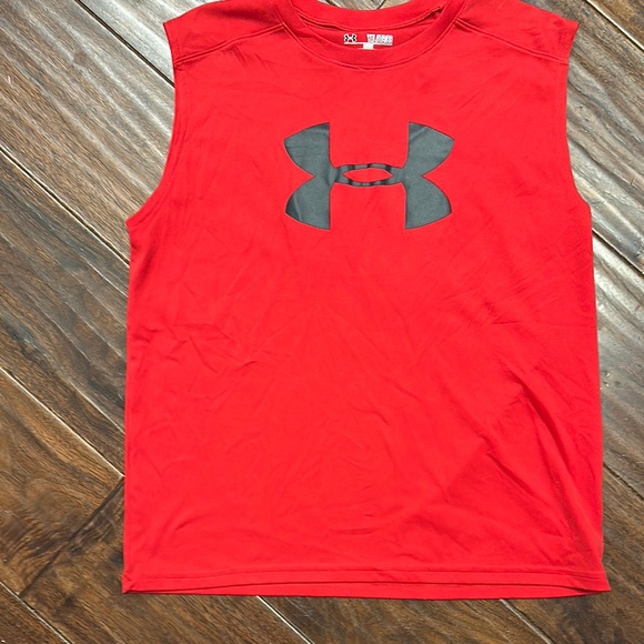 Under Armour Other - Under Armour Red and Black Tank Top Athletic Performance Sz XL
